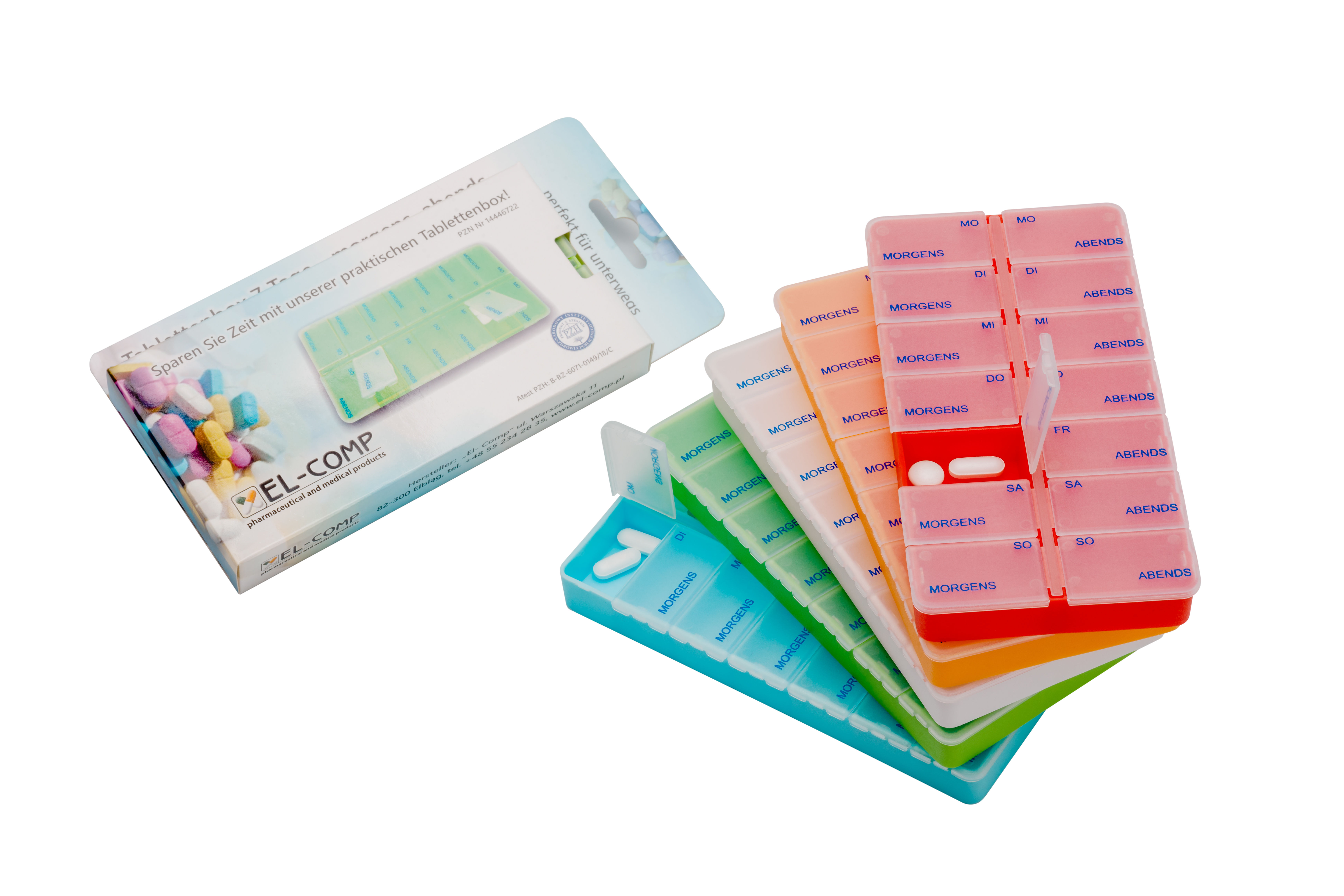 TABLETTENBOX 7 Tage morgens/abends TABLETTENBOX 7 Tage morgens/abends