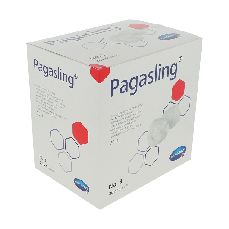 PAGASLING Mulltupfer Gr.3 pflaumengroß steril