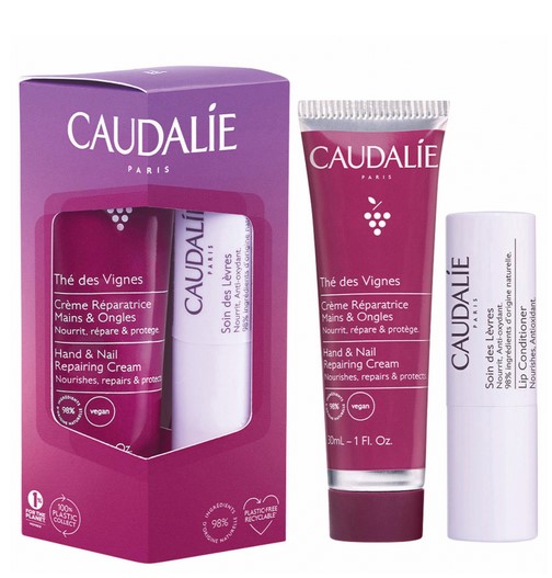 CAUDALIE The des vignes LipHand Creme Duo
